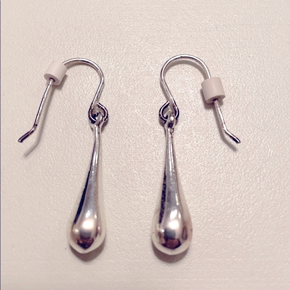 Silver Teardrop Earrings